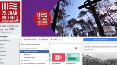 Zo hoef je op Facebook niets te missen van 75 jaar vrijheid