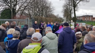 Megchelen herdenkt voor de tiende keer dwangarbeiderskamp Rees